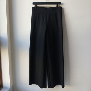 Eileen Fisher Flex Ponte Knit Wide Leg Pants Back Women's Small